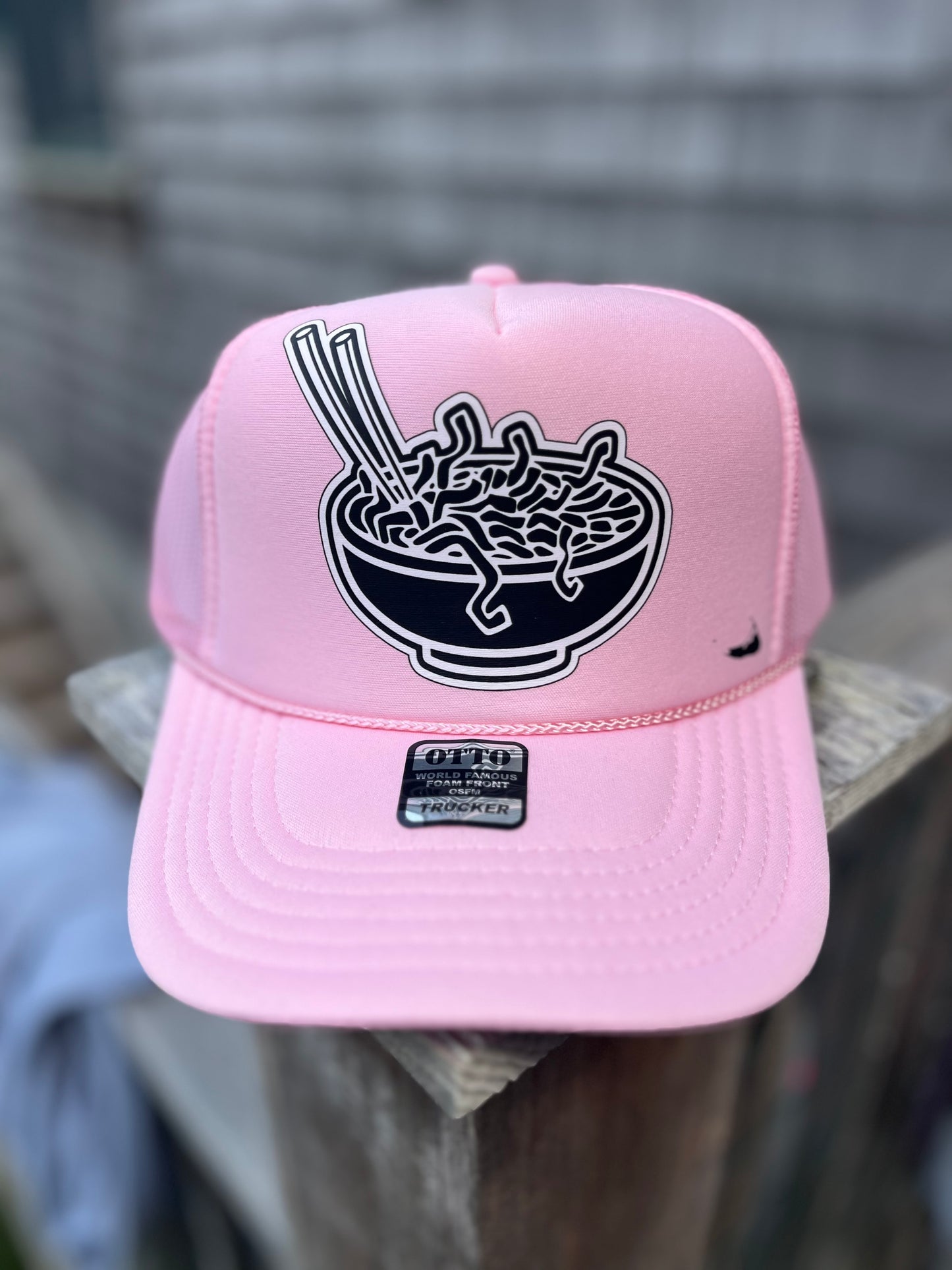 Noodle Bowl Mid Crown Trucker Cap