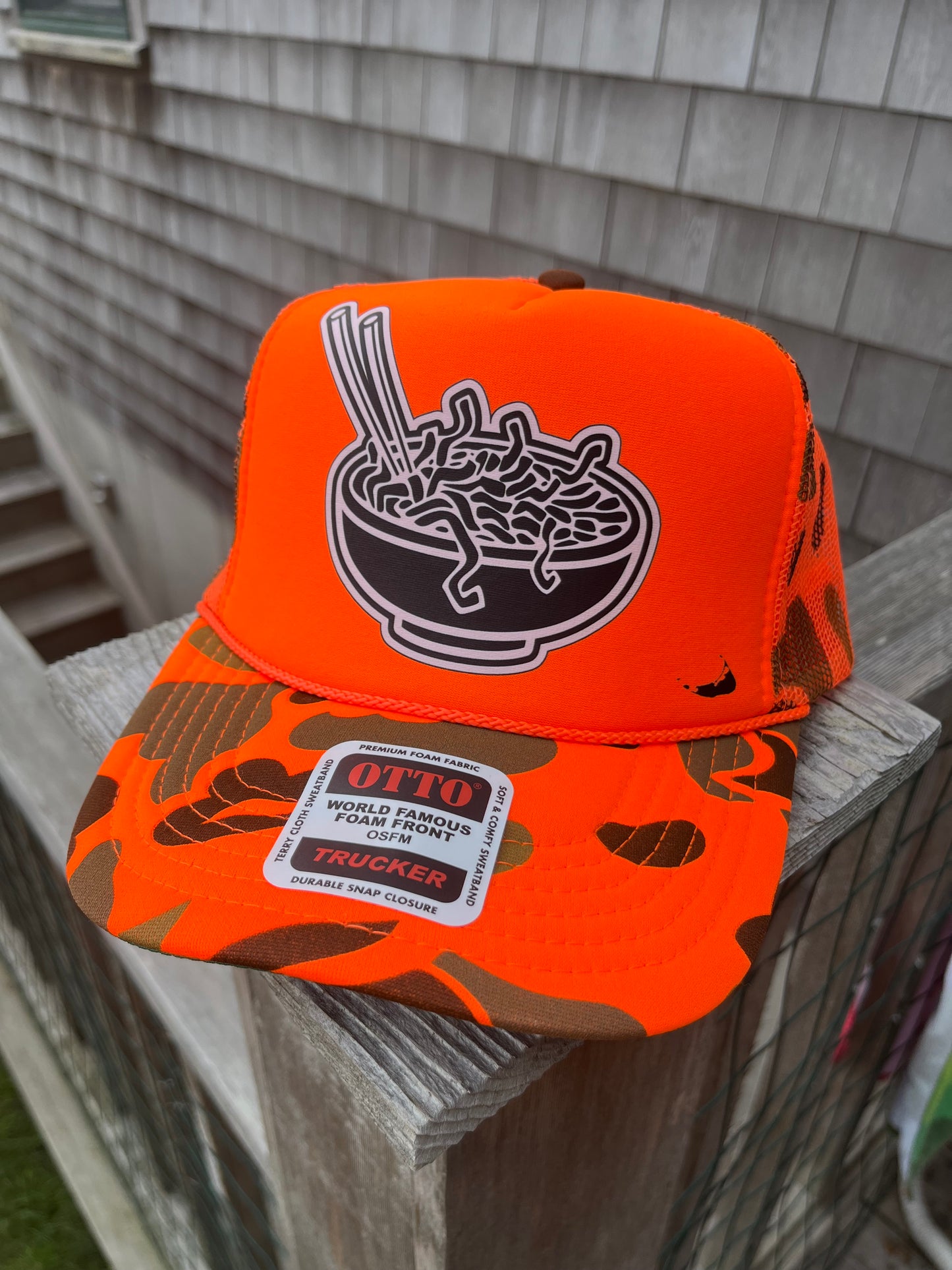 Noodle Bowl Mid Crown Trucker Cap
