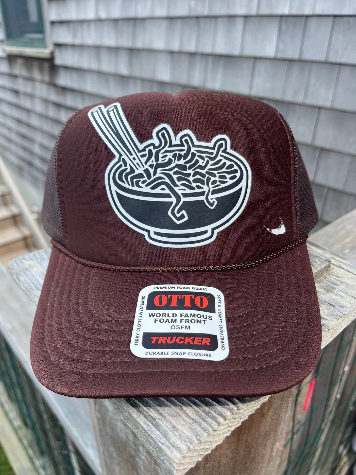 Noodle Bowl Mid Crown Trucker Cap