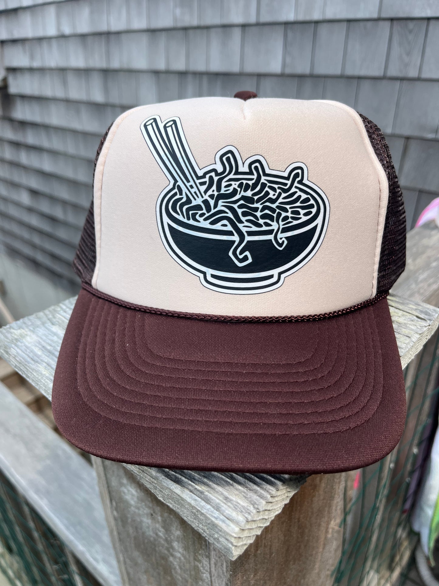 Noodle Bowl Mid Crown Trucker Cap