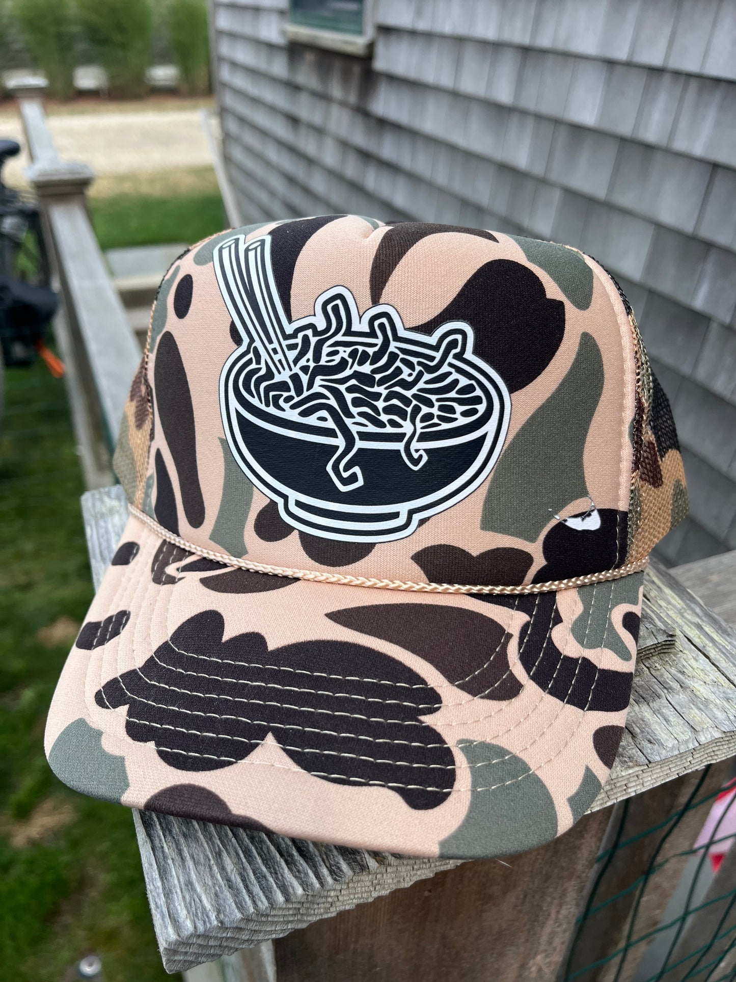 Noodle Bowl Mid Crown Trucker Cap