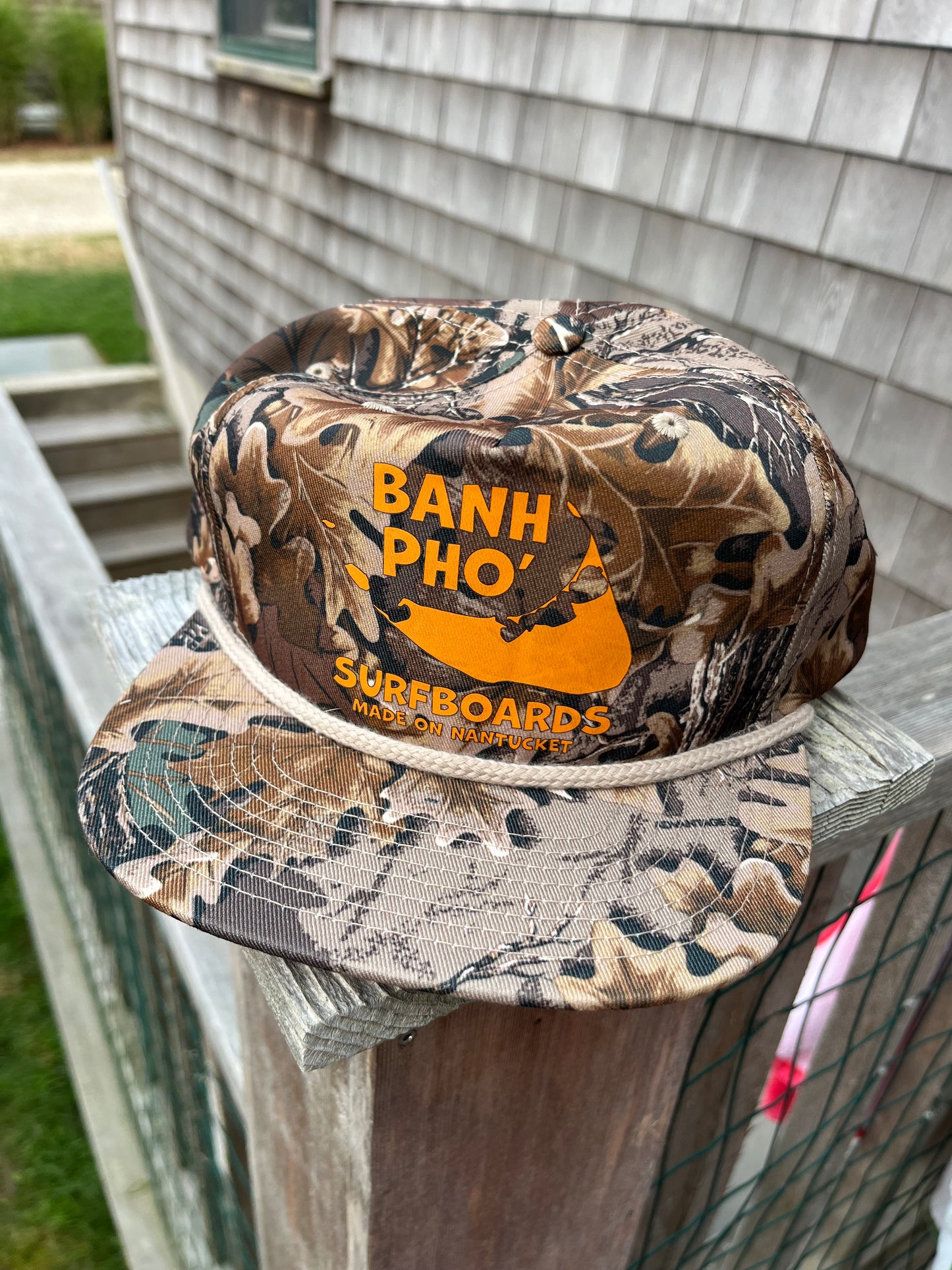 Printed rope cap