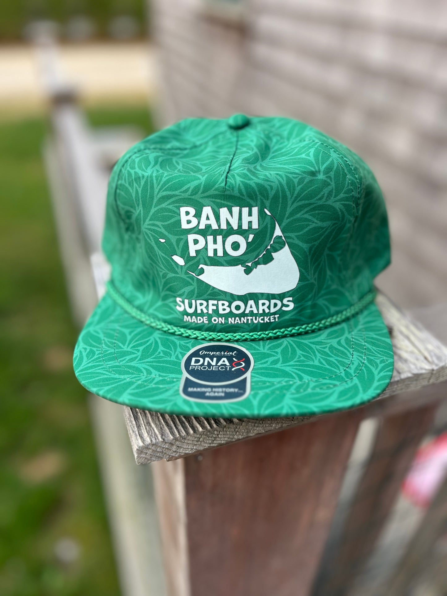 Printed rope cap