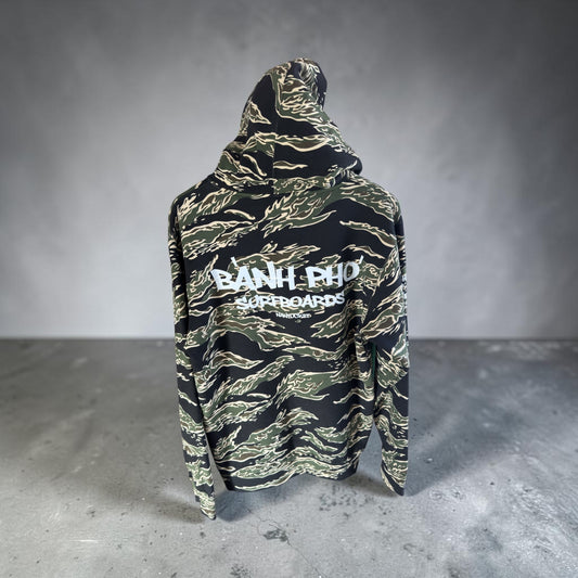 Banh Pho Surfboards — Hoodie (Tiger Camo)