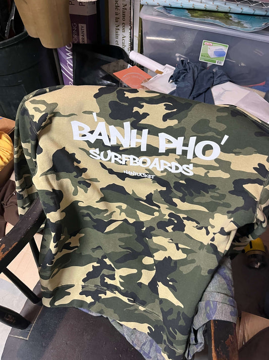 Text Camo Hoodie
