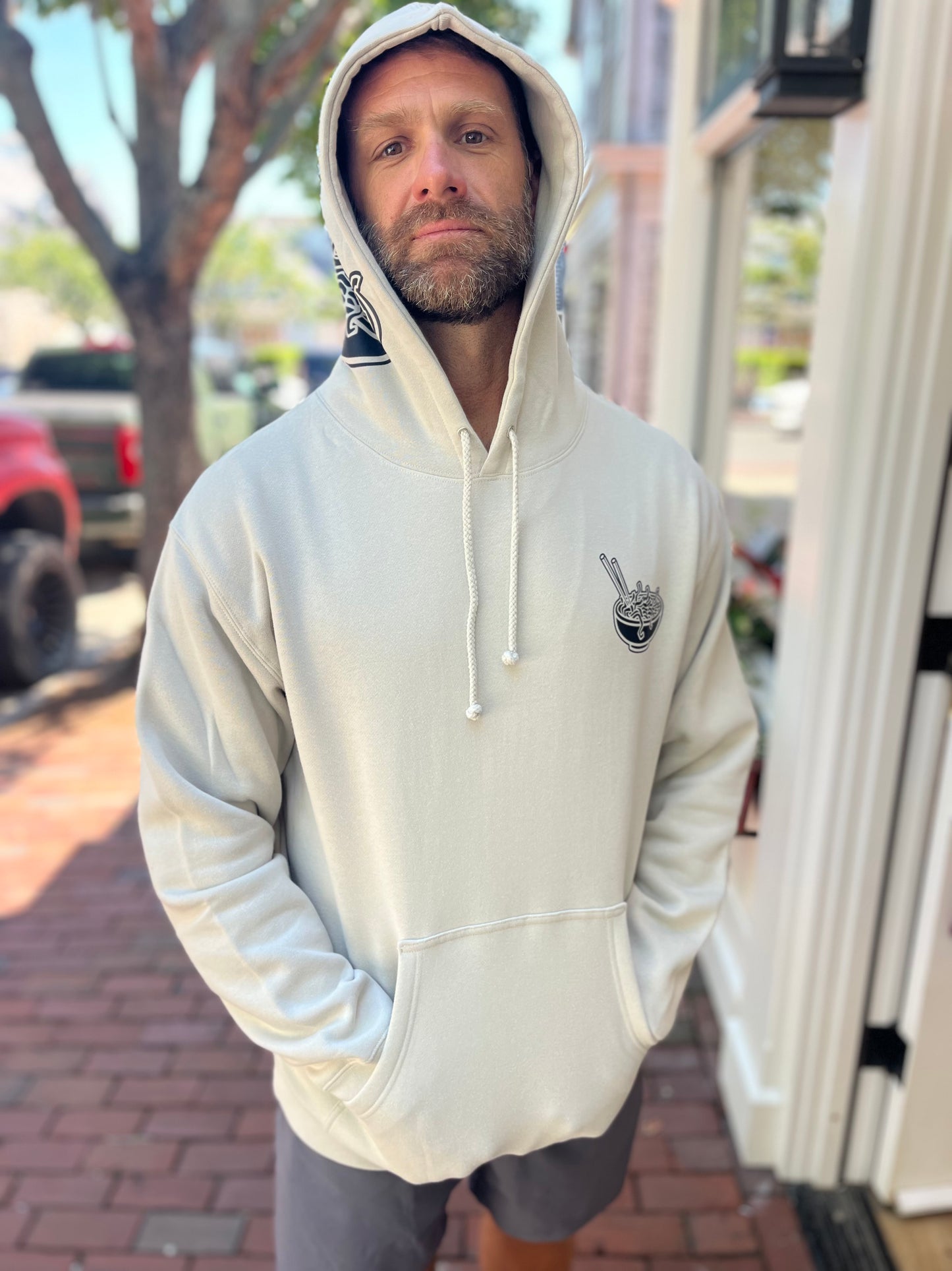 Banh Pho Neck Tat Hoodie