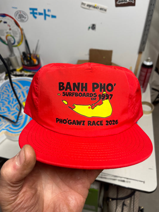 Banh Pho Pho'gawi Race cap, Nantucket surf and lifestyle brand