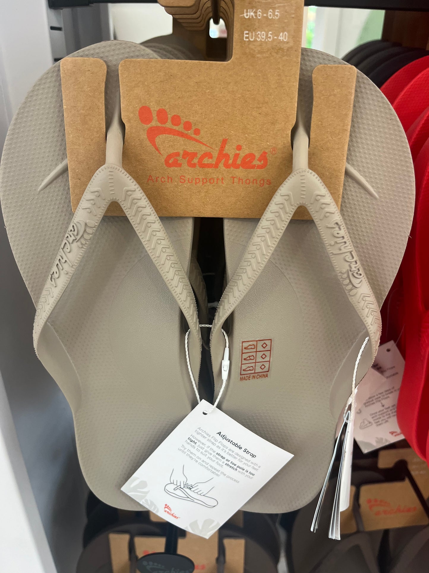 Archie’s Flip Flops